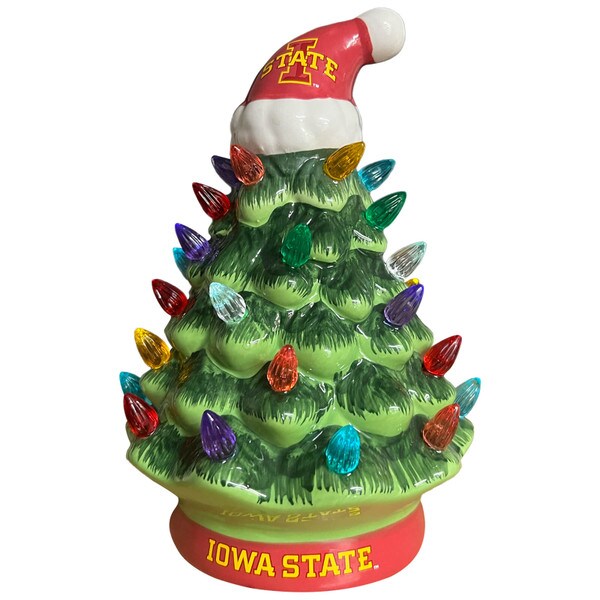 I-State Cardinal LED Ceramic Christmas Tree (8")